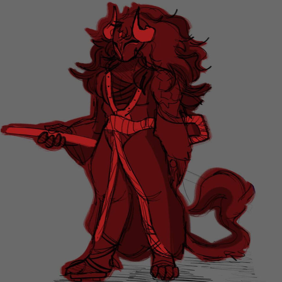 Katana Parody / Full Body / Flat Color Katana Parody / Full Body / Flat Color